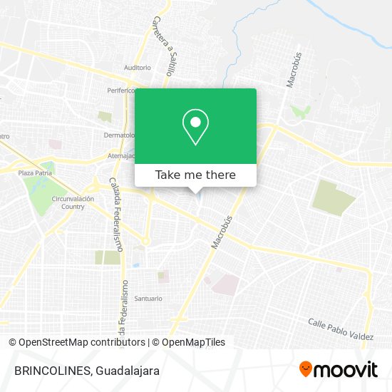 Mapa de BRINCOLINES