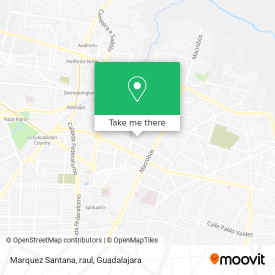 Marquez Santana, raul map