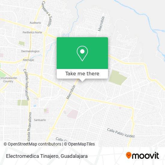 Electromedica Tinajero map