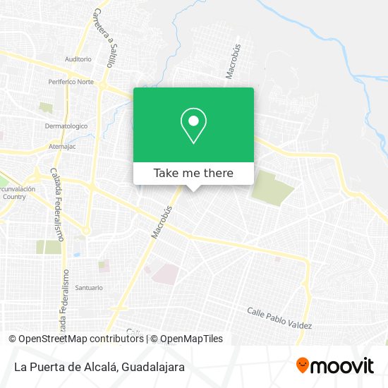 La Puerta de Alcalá map