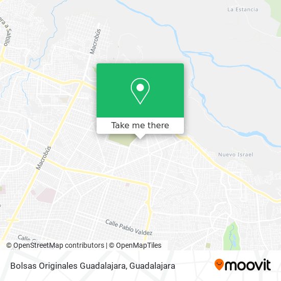 Bolsas Originales Guadalajara map