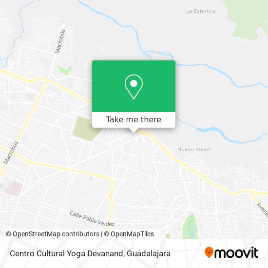Centro Cultural Yoga Devanand map