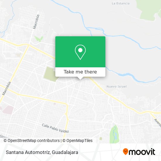 Mapa de Santana Automotríz