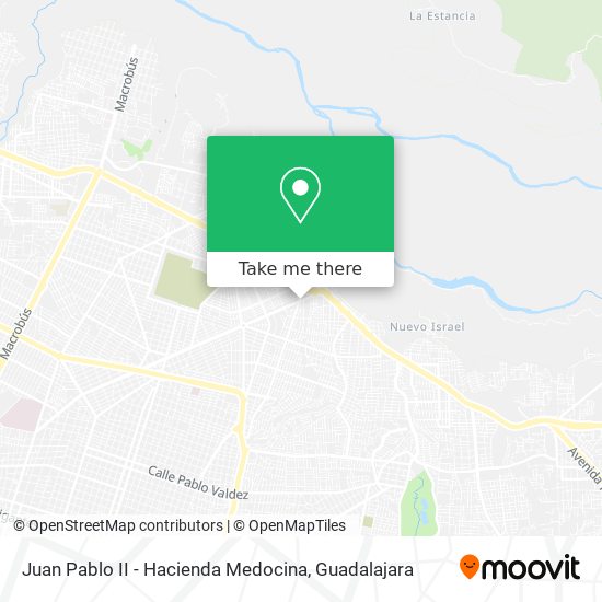 Juan Pablo II - Hacienda Medocina map