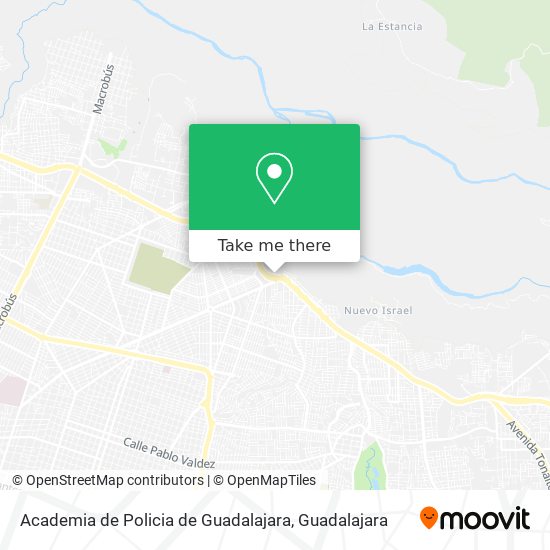 Academia de Policia de Guadalajara map