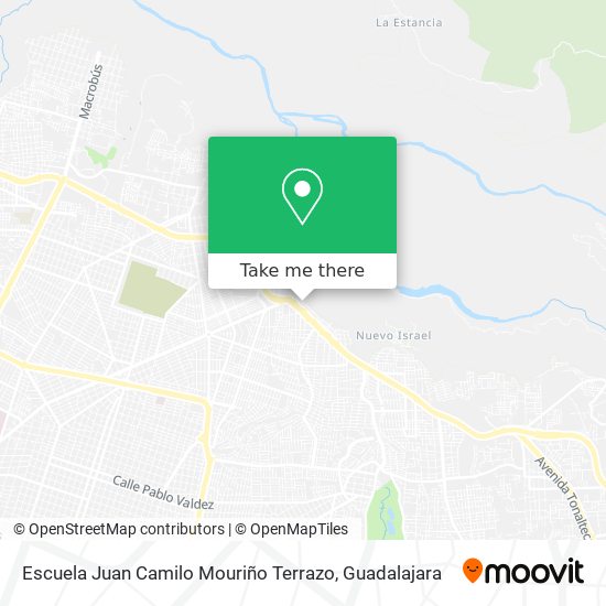 Mapa de Escuela Juan Camilo Mouriño Terrazo