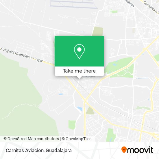 Mapa de Carnitas Aviación