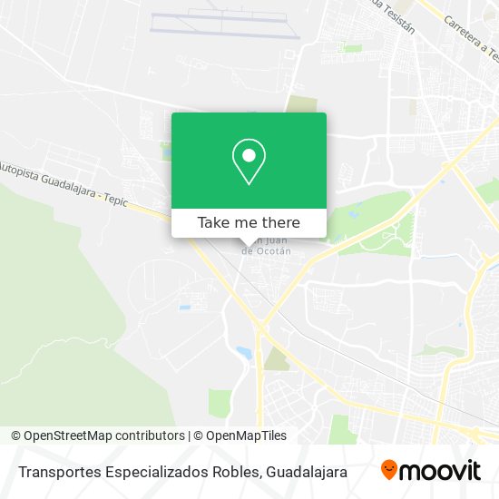 Mapa de Transportes Especializados Robles