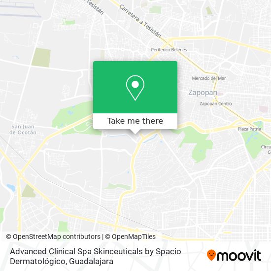 Advanced Clinical Spa Skinceuticals by Spacio Dermatológico map