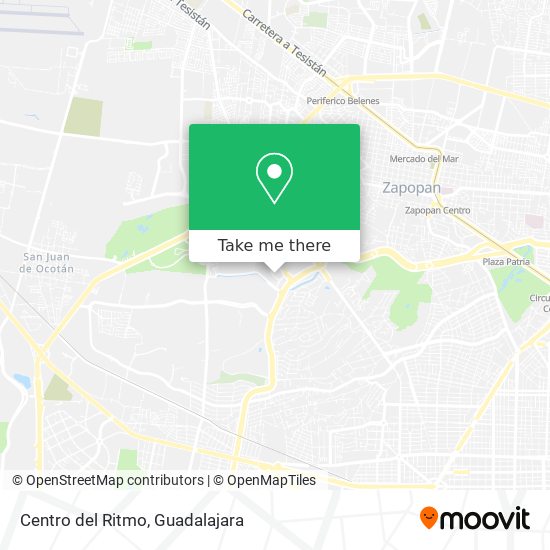 Mapa de Centro del Ritmo