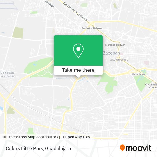 Mapa de Colors Little Park