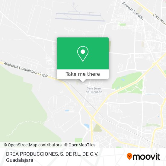 DREA PRODUCCIONES, S. DE R.L. DE C.V. map