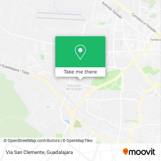 Mapa de Vía San Clemente