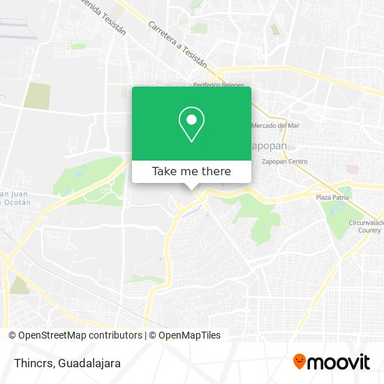 Mapa de Thincrs