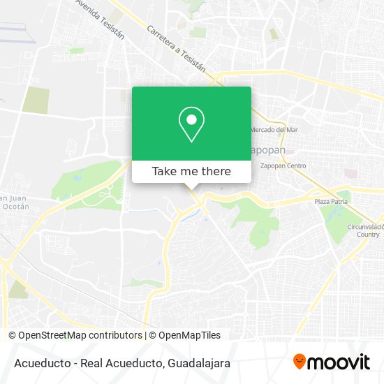 Acueducto - Real Acueducto map