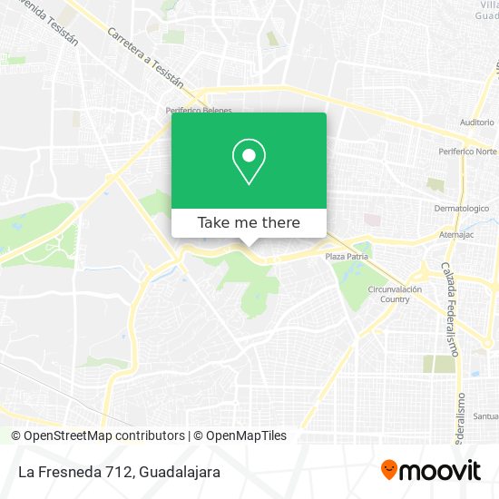 La Fresneda 712 map