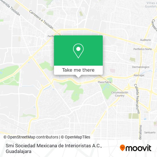 Smi Sociedad Mexicana de Interioristas A.C. map