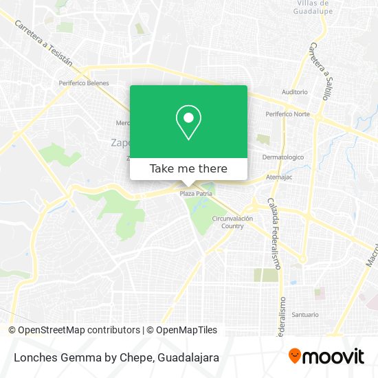 Lonches Gemma by Chepe map