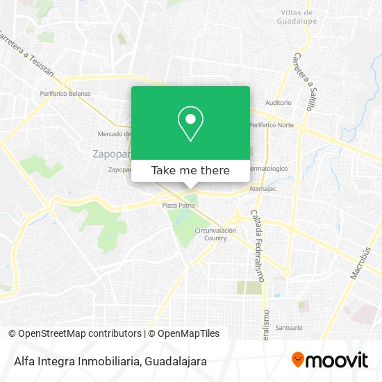 Alfa Integra Inmobiliaria map