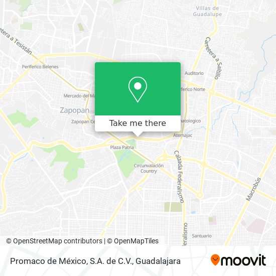 Promaco de México, S.A. de C.V. map