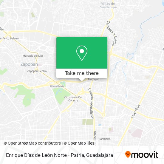 Mapa de Enrique Díaz de León Norte - Patria