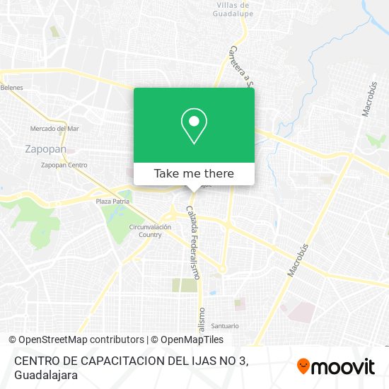 Mapa de CENTRO DE CAPACITACION DEL IJAS NO 3