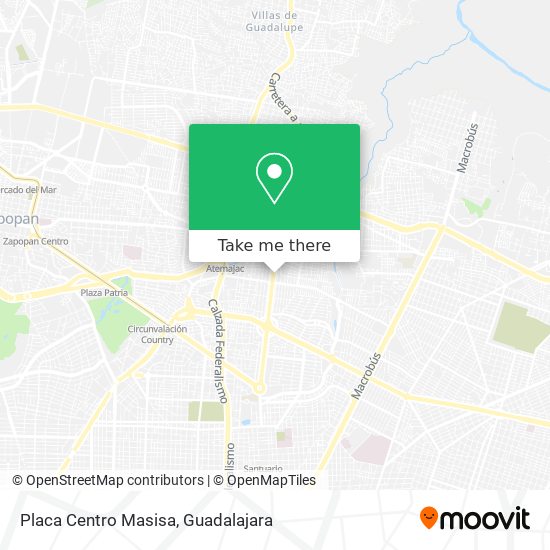 Placa Centro Masisa map