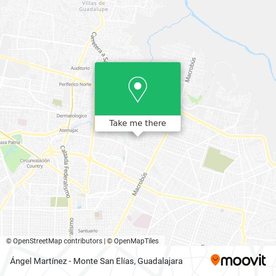 Mapa de Ángel Martínez - Monte San Elías