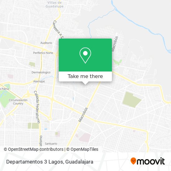 Departamentos 3 Lagos map