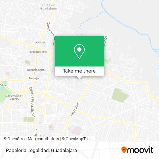 Papelería Legalidad map