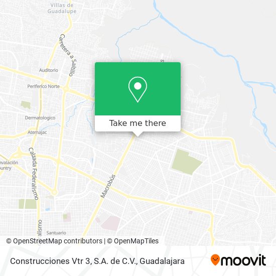 Construcciones Vtr 3, S.A. de C.V. map
