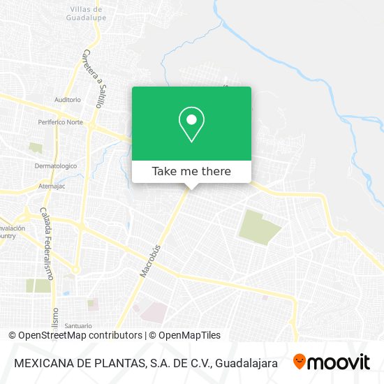 MEXICANA DE PLANTAS, S.A. DE C.V. map