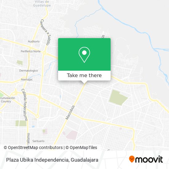 Plaza Ubika Independencia map