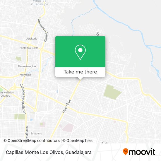Mapa de Capillas Monte Los Olivos