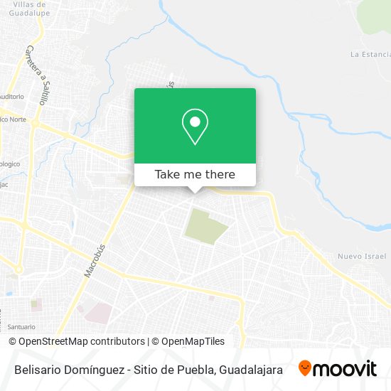 Belisario Domínguez - Sitio de Puebla map