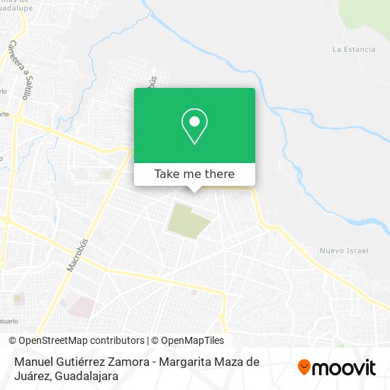 Manuel Gutiérrez Zamora - Margarita Maza de Juárez map