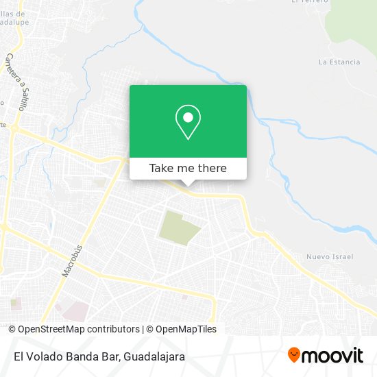 Mapa de El Volado Banda Bar