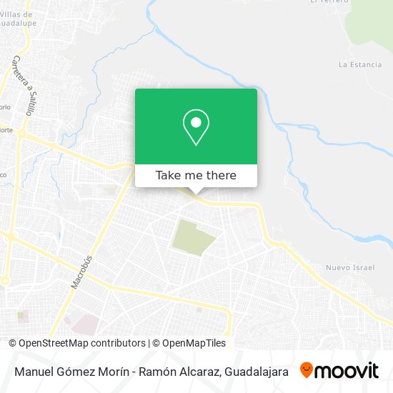 Manuel Gómez Morín - Ramón Alcaraz map