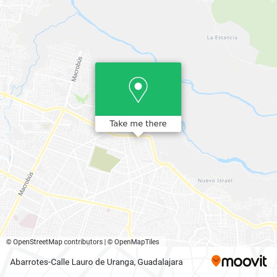 Abarrotes-Calle Lauro de Uranga map