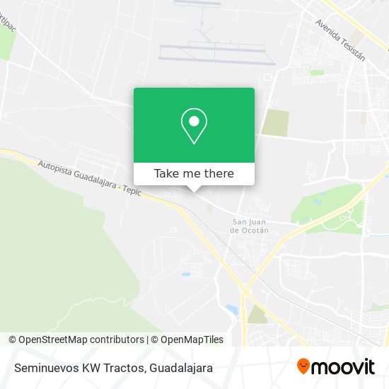 Mapa de Seminuevos KW Tractos