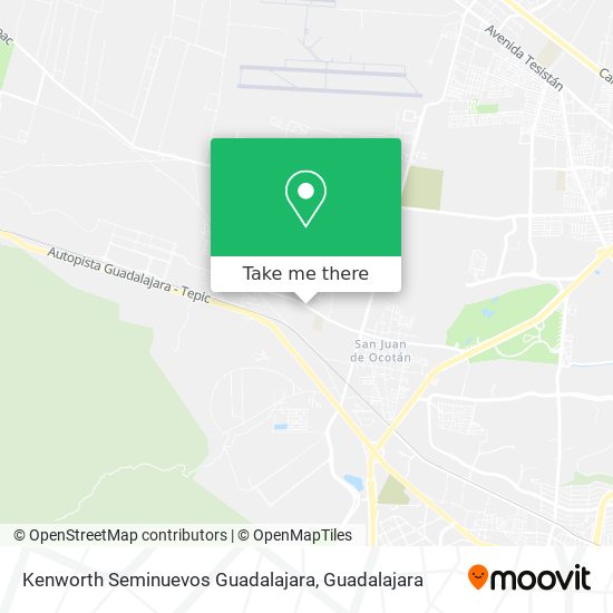 Kenworth Seminuevos Guadalajara map