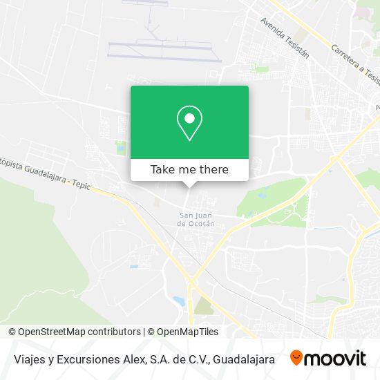Viajes y Excursiones Alex, S.A. de C.V. map
