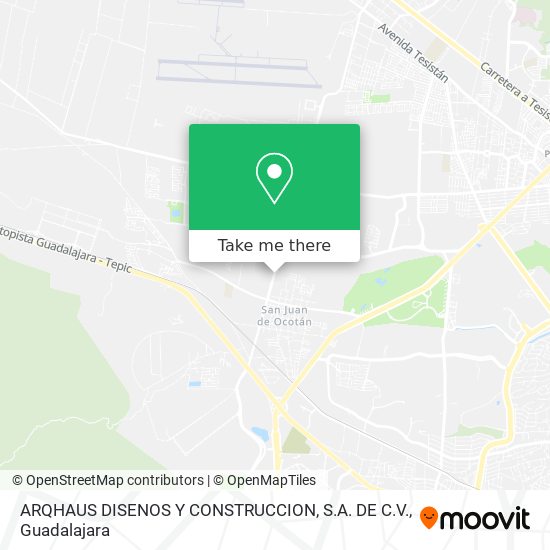 Mapa de ARQHAUS DISENOS Y CONSTRUCCION, S.A. DE C.V.
