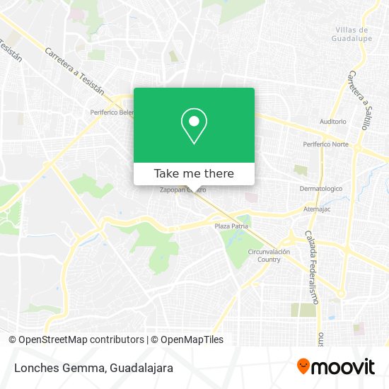 Mapa de Lonches Gemma