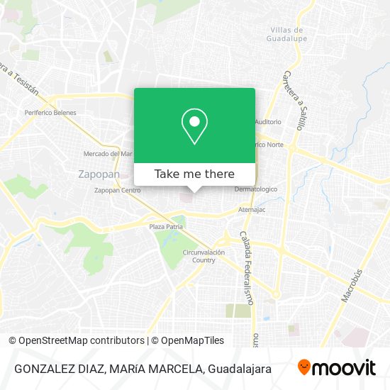 GONZALEZ DIAZ, MARíA MARCELA map