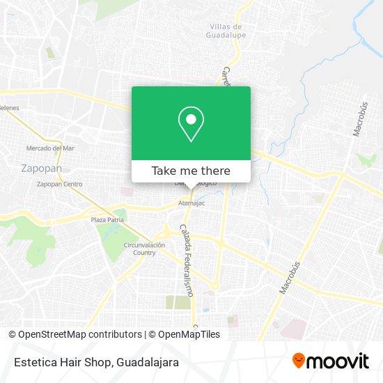 Estetica Hair Shop map