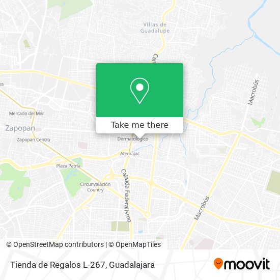 Tienda de Regalos L-267 map