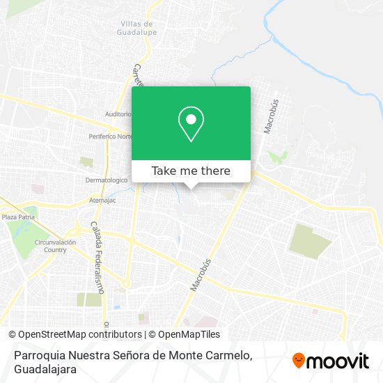 Mapa de Parroquia Nuestra Señora de Monte Carmelo