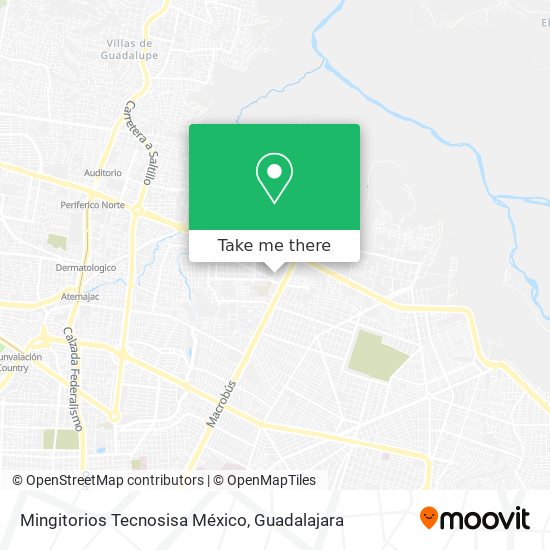 Mingitorios Tecnosisa México map