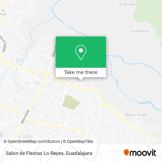 Mapa de Salon de Fiestas Lo Reyes